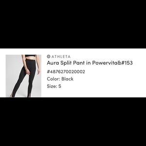 Athleta Aura Split Pant